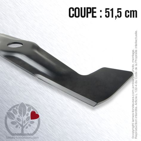 Lame tondeuse. Coupe 51,5 cm.  John Deere, Sabo