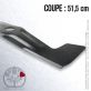 Lame tondeuse. Coupe 51,5 cm.  John Deere, Sabo