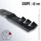 Lame pour John Deere M113517. Coupe 42 cm