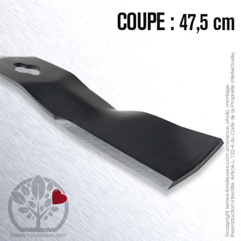 Lame tondeuse.  Coupe 47,5 cm. John Deere