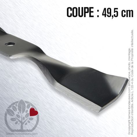 Lame tondeuse.Coupe 49,5 cm. John Deere. Lame tondeuse.Coupe 49,5 cm. John Deere.