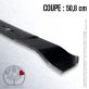 Lame. Coupe 50,8 cm. Section 57 x 3,5. Alèsage 16.