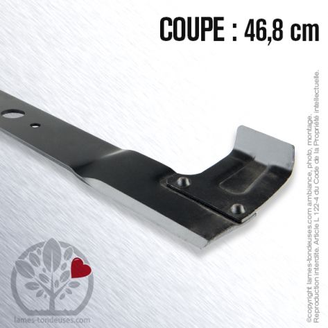 Lame tondeuse. Coupe 46,8 cm. Alko