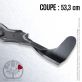 Lame tondeuse pour Husqvarna, Electrolux, Roper.Coupe 53.3