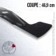 Lame tondeuse pour JOHN DEERE, Sabo SA33214. Coupe 46.9 cm