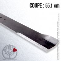 Lame tondeuse. Coupe 55,1 cm. Pilote 88