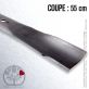 Lame. Coupe 55 cm. Section 63 x 4. Alèsage 16 mm