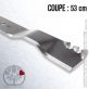 Lame. Coupe 53 cm. Section 64 x 5,2. Alèsage 15,9.