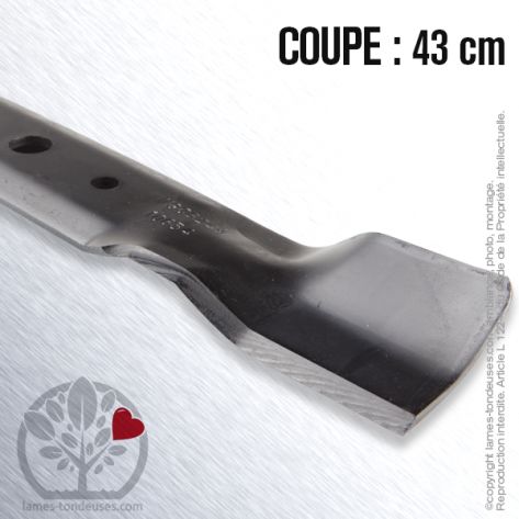 Lame tondeuse. Coupe 43 cm. John Deere
