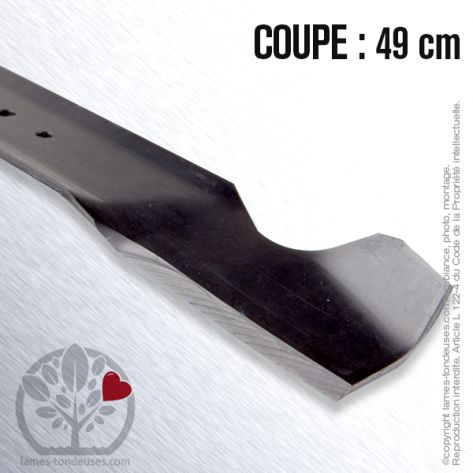 Lame tondeuse. Coupe 49 cm. MTD