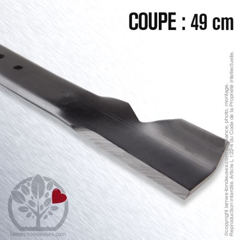 Lame tondeuse. Coupe 49 cm. MTD