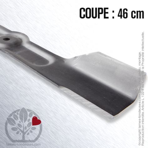 Lame tondeuse. Coupe 46 cm. AMF