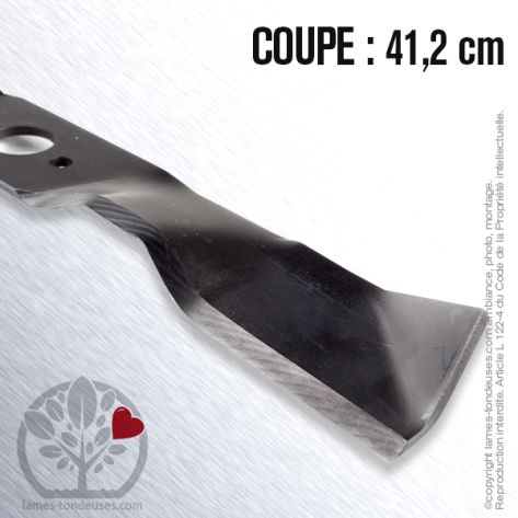 Lame tondeuse. Coupe 41,2 cm. Husqvarna, Electrolux