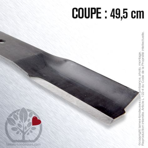 Lame tondeuse.  Coupe 49,5 cm. John Deere