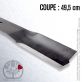 Lame pour John Deere M82408,AM100946. Coupe 49,5 cm