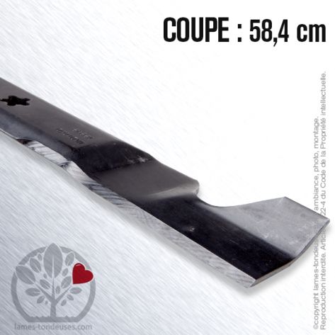 Lame tondeuse. Coupe 58,4 cm. Roper