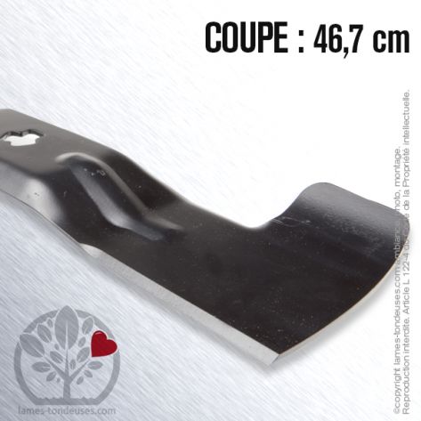 Lame tondeuse. Coupe 46,7 cm. MTD