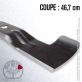 Lame tondeuse. Coupe 46,7 cm. MTD