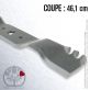 Lame pour Husqvarna, Electrolux 138496. Coupe 46,1 cm