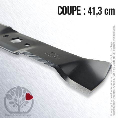 Lame tondeuse. Coupe 41,3 cm. MTD