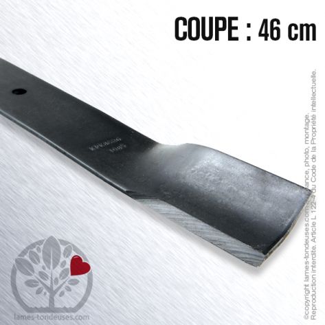 Lame tondeuse. Coupe 46 cm. AMF