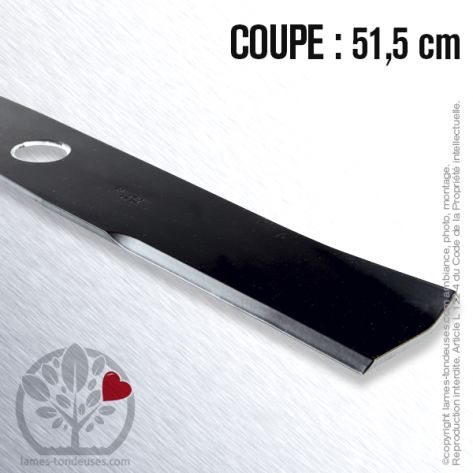 Lame tondeuse. Coupe 51,5 cm. Sabo