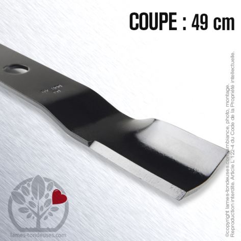 Lame tondeuse. Coupe 49 cm. Dorigny