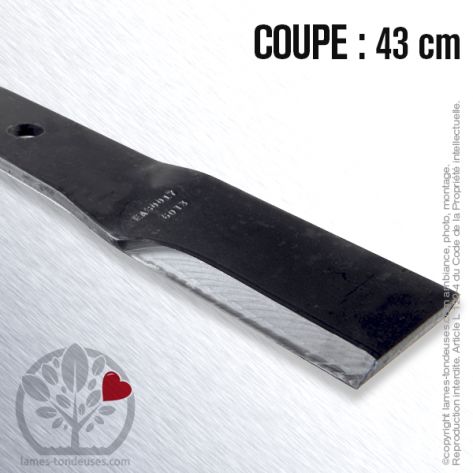 Lame tondeuse. Coupe 43 cm. Bunton, Gravely