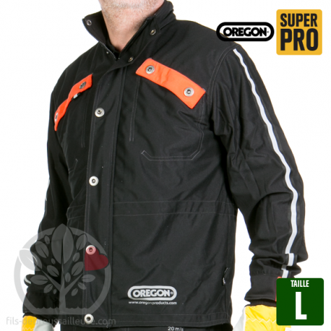 Veste forestière professionnelle Orégon Gamme Waipoua. Taille L  Veste forestière professionnelle Orégon Gamme Waipoua. Taille L
