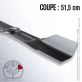 Lame. Coupe 51,5 cm. Section 50/70 x 3,5. Alèsage 10.