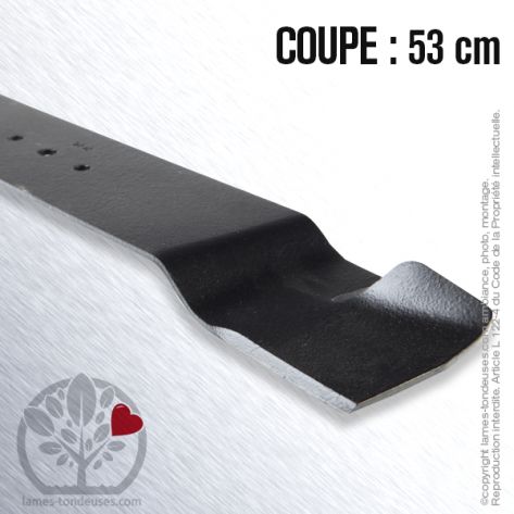 Lame tondeuse. Coupe 53 cm. Husqvarna, Electrolux