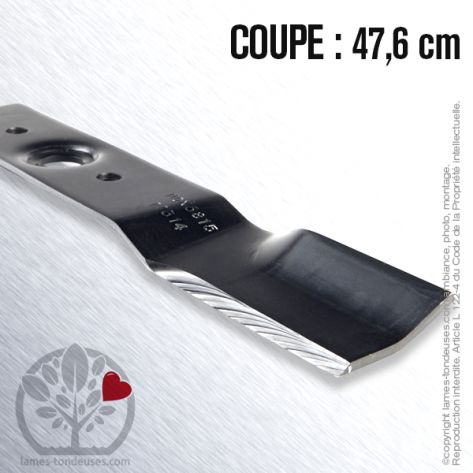 Lame tondeuse. Coupe 47,6 cm. Kaaz, Yanmar