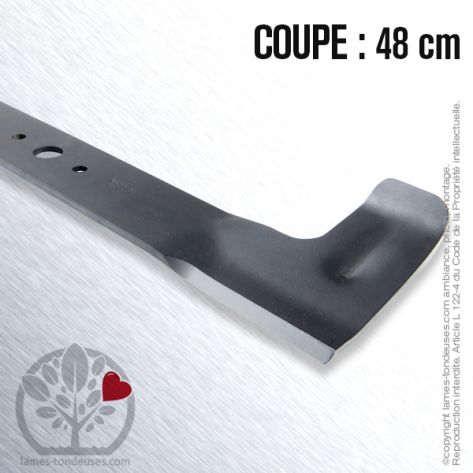 Lame tondeuse. Coupe 48 cm. Castel Garden, Mac garda 