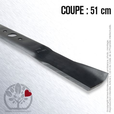 Lame tondeuse. Coupe 51 cm. MTD
