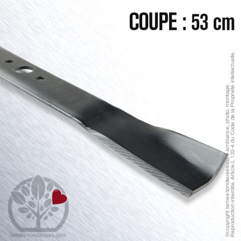 Lame tondeuse. Coupe 53 cm. MTD