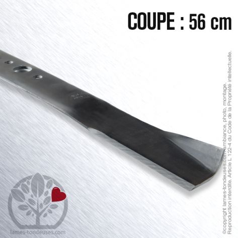 Lame tondeuse. Coupe 56 cm. MTD