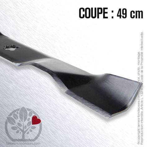 Lame tondeuse. Coupe 49 cm. Roper