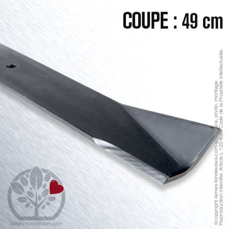 Lame tondeuse. Coupe 49 cm. Roper