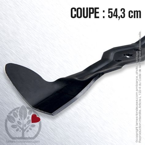 Lame tondeuse. Coupe 54,3 cm. Bernard Loisirs, Husqvarna, Jonsered, Roper, Electrolux  