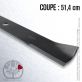 Lame Pour Iseki FM-041-35. Coupe 51,4 cm