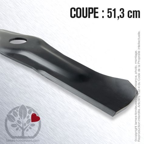 Lame tondeuse. Coupe 51,3 cm. John Deere, Sabo