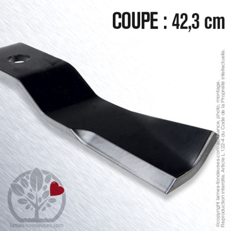 Lame tondeuse. Coupe 42,3 cm. Kubota