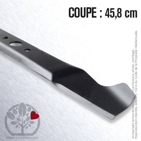 Lame tondeuse. Coupe 45,8 cm. MTD