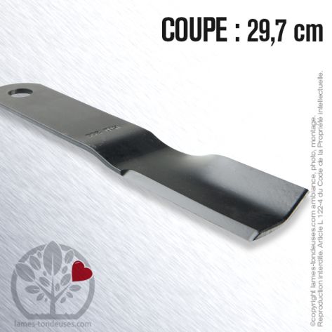 Lame tondeuse. Coupe 29,7 cm. MTD