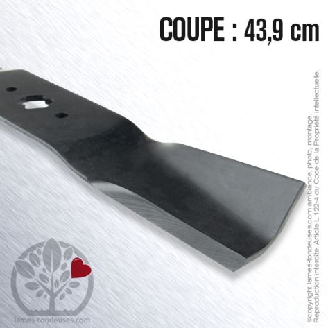 Lame tondeuse. Coupe 43,9 cm. MTD