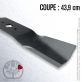 Lame tondeuse. Coupe 43,9 cm. MTD
