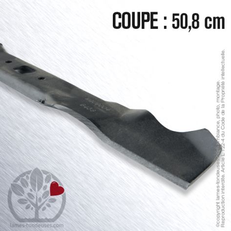 Lame tondeuse. Coupe 50,8 cm. MTD