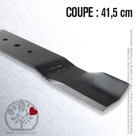 Lame tondeuse. Coupe 41,5 cm. Pilote 88, Staub