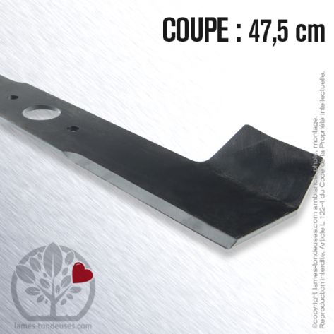 Lame tondeuse. Coupe 47,5 cm. Viking