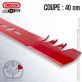 Lame tondeuse. Coupe 40 cm. Universelle Orégon. Gator Mulcher™